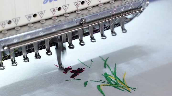 QHM Single Head Embroidery Machine - High Quality & Versatile