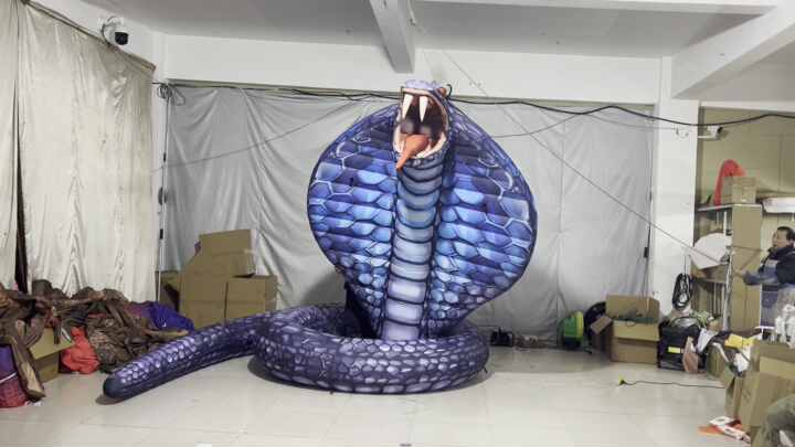 Inflatable Snake 230cm Prop Animal Safari
