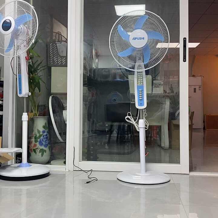 China Factory 12v Dc Electric Fan Dc Solar Pedestal Fan with Led and Remote  Control Household Outdoor