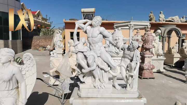 有名な人の装飾大きな屋外大理石の男のヘビの像| Alibaba.com