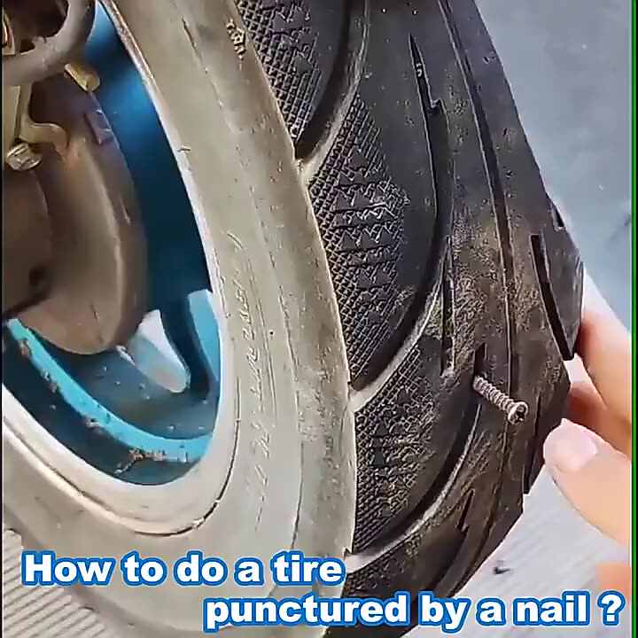 Motorcycle Quick Repair Film Nails Efficient Tire Patching