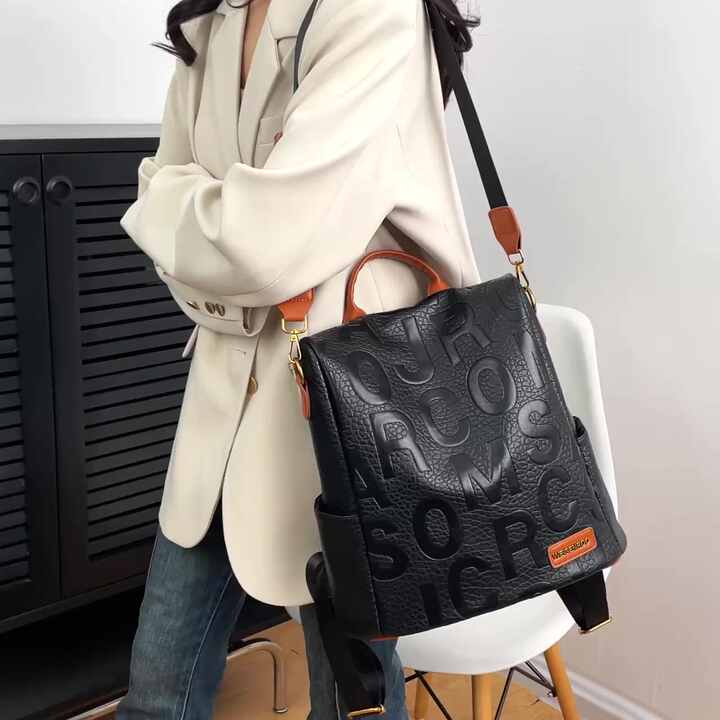 blue leather drawstring backpack Carrie Drawstring Backpack | Navy