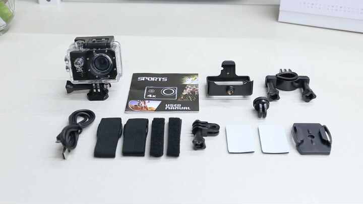 Ausek Sports Camera 4K Wifi Action Camera Extreme Sports Video