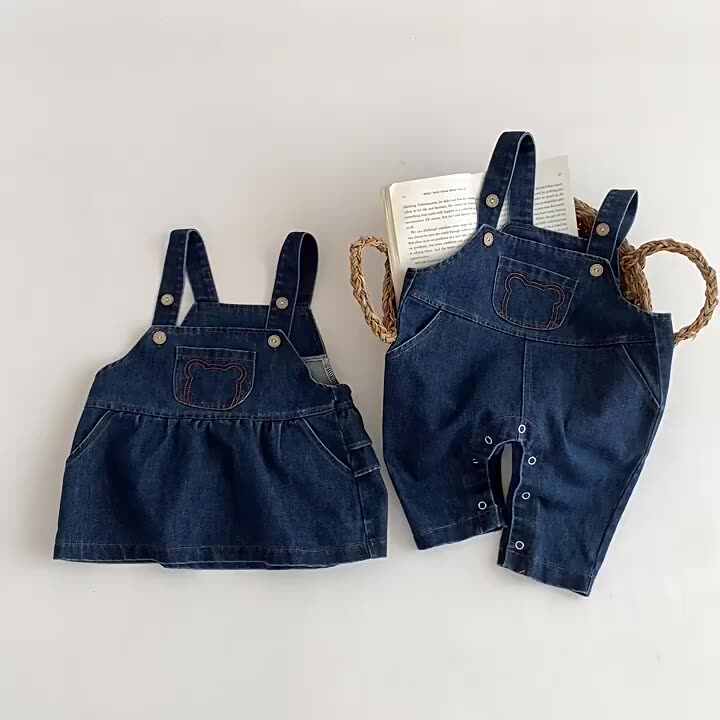 Baby Girl Suspenders Skirt Spring and Autumn Baby Boys and Girls
