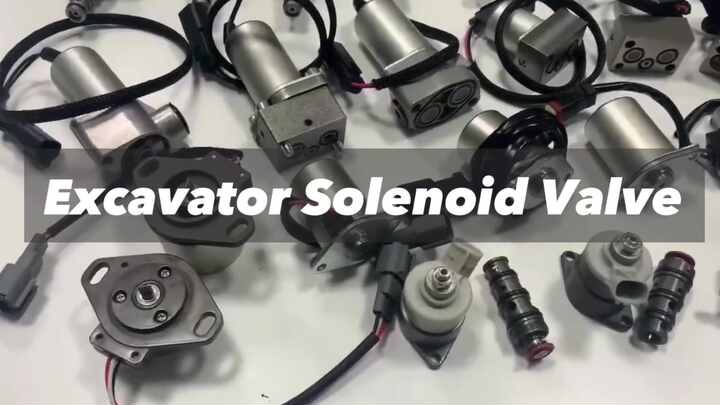 ELic Excavator Engine Stop Solenoid 24V EX40 ZX60 ZX 80 EX100 ZAXI