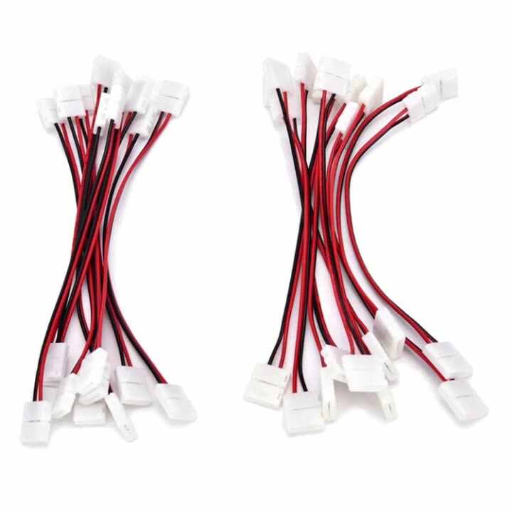 Set di 95 Pezzi Connettori per Strisce LED a 4 Pin Include Clip di Fissaggio Vite, Connettori LED a 4 Pin, Scheda PCB Tagliabile a T, L e X per SMD 5050