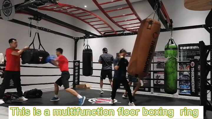 Customized Logo Home Gym Multifunction Floor Boxing Ring for