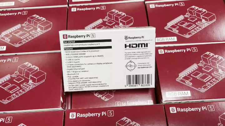 Raspberry Pi 5 - 4GB & 8GB RAM Development Boards in Stock