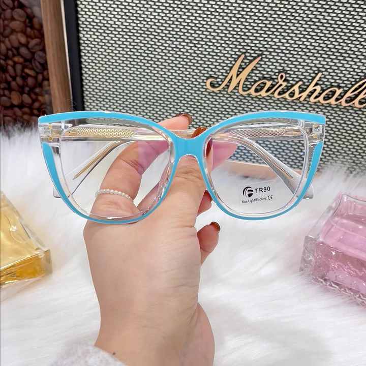 MS 82099 Classic New Blue Light Blocking Cat Eye Tr Glasses