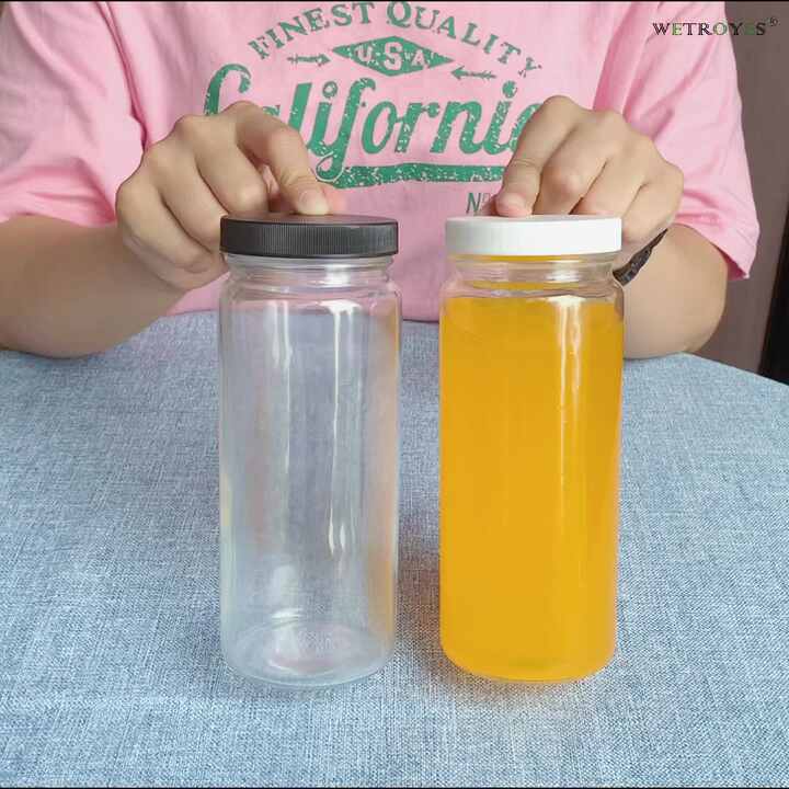 16 oz Paragon Clear Glass Spice Juice Smoothie Jar Bottle Durable New  Container