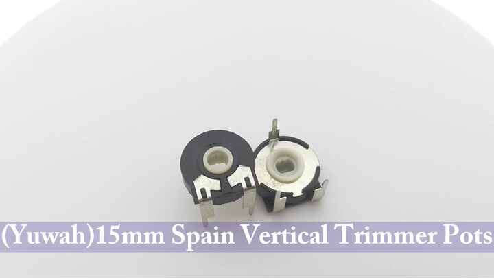 Piher PT10 Trimm-Potentiometer – 47K Ohm, Liegende Bauform, Mit Schraubendreher-Einstellung