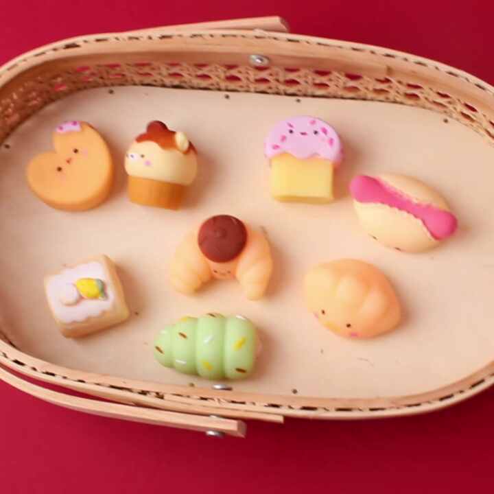 かわいい食べ物モチフィジェットスクイーズ卸売スクイーズベーキング