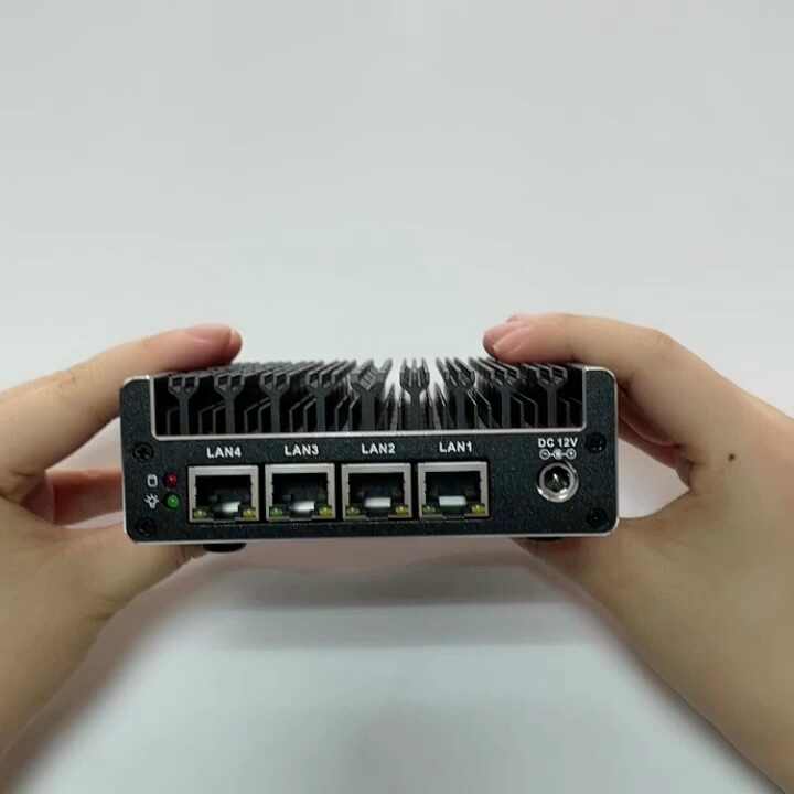 Partaker C4 AES-NI J3160 Pfsense Mini Server NUC Fanless