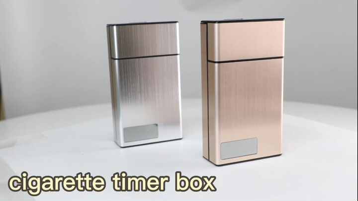Portable Timed Quit Smoking Locking Timer Cigarette Case Cigarette Box with  Timer
