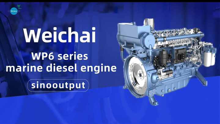 220hp Marine Diesel Engines Inboard Boat Ship Engine Motor Weichai WP6