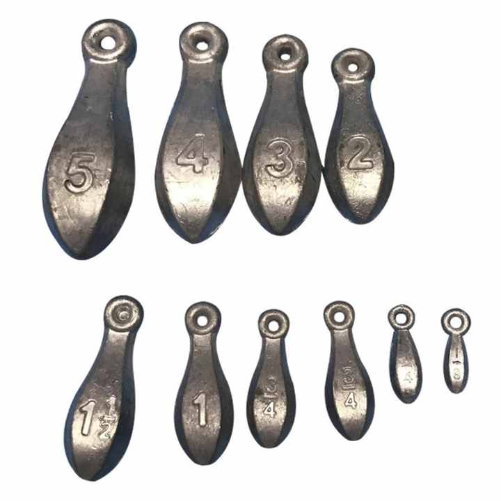 Bullet Weights Bank Sinkers Size Pc Stainless Steel BULLET