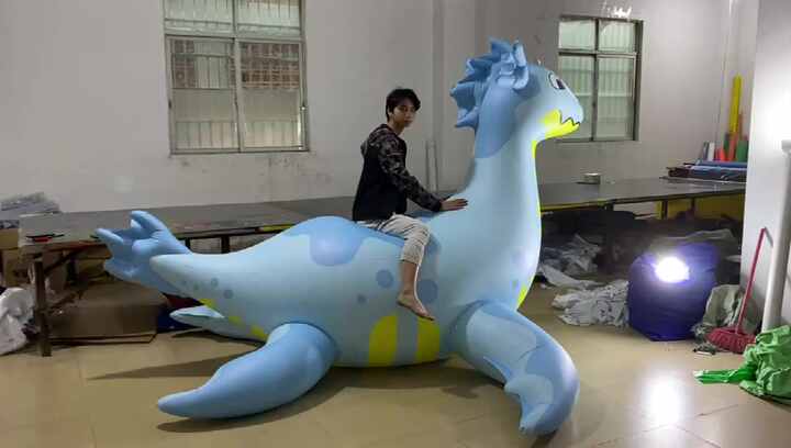 Inflatable Pool Floating Toys - PuffyPaws Sea Dragon Ride for