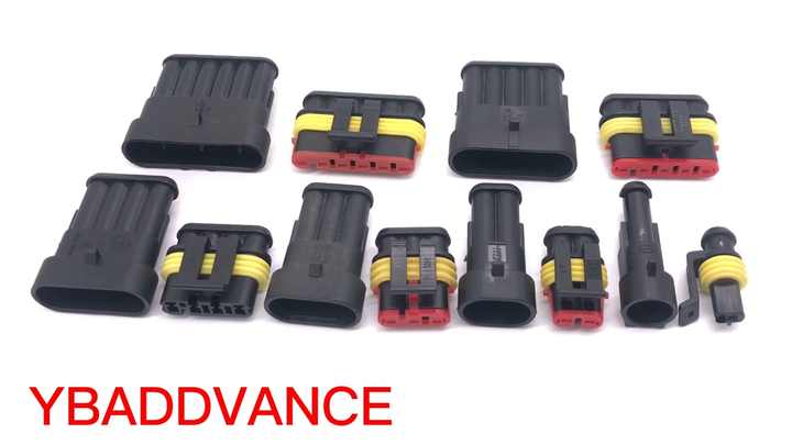 282104-1 282080-1 TE Connectivity AMP Superseal 1.5系列2针公母连接