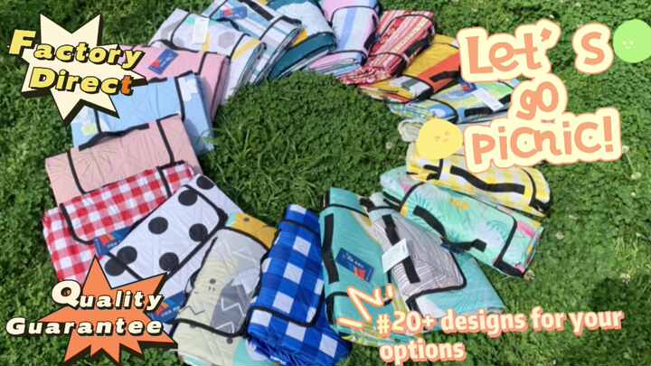 Factory Customized Printed Camping Outdoor Picnic Blanket