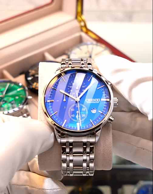Chenxi 971 Luxury Wrist Watch - Stainless Steel Chronograph