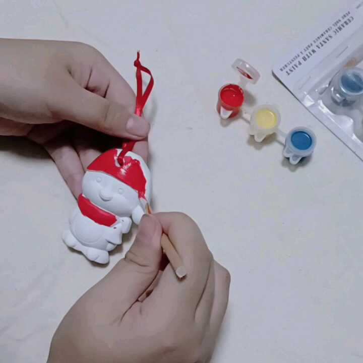 Kit De Peinture De Tasse D'arbre De Noël Bricolage, Kit De Bricolage