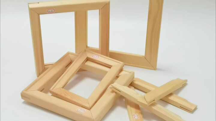 油絵用内枠 松材張りキャンバスフレーム 木製ストレッチャーバー