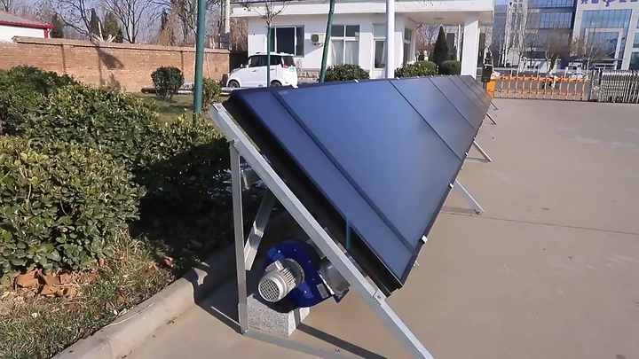 Pressurized Flat Plate Solar Collectors Efficient Heating