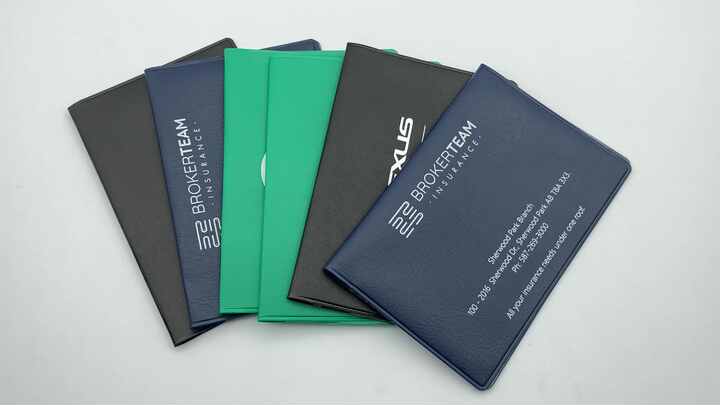 Custom Car Insurance Sleeve PVC Auto Insurance Card Holder Car Policy  Envelope Holder