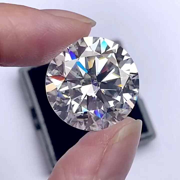 Junyuan Jewelry GRA Certificate Moissanite Wholesale Price Round