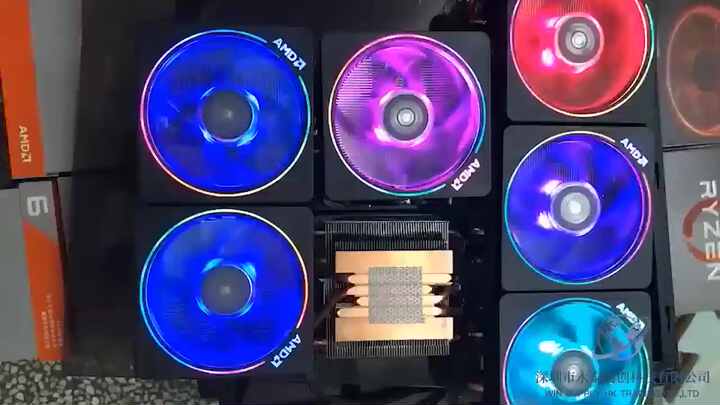 AMD Wraith Prism RGB Fan for Ryzen 7, 9, and 7800X3D to 9800X3D