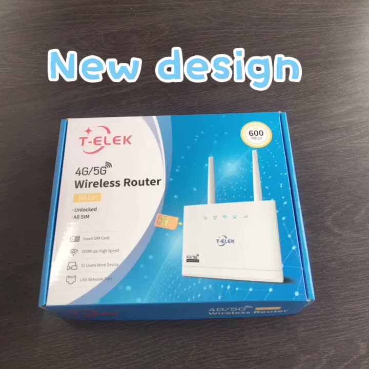 Mobiler Router 4G/5G WiFi6 Router Mit SIM-Kartensteckplatz - Mobiler Internetzugang Für Bis Zu 32 Geräte 4G LTE Router