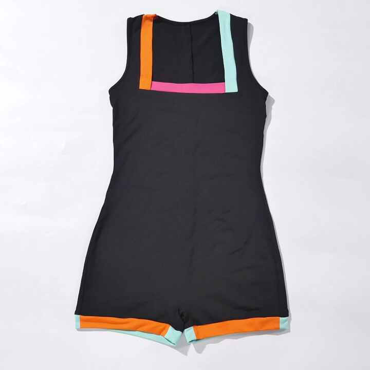 Bomblook K24RP150 Color Blocking Fitness Wear Women's Casual Bodycon