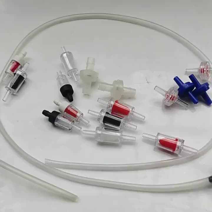 MroMax Aquarium 2-Way Air Line Plastic Regulator Connector For 4mm Tubing - Blue (5 Pack) - View #2