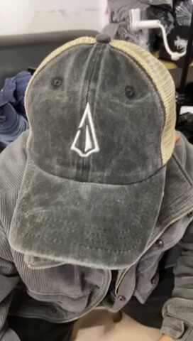 HH HOFNEN Women's Ponytail Baseball Cap - Washed Distressed Cotton Dad Hat With High Ponytail Hole - View #10