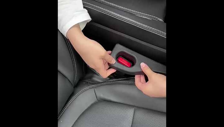 2-Pack Autostoel Gap Filler voor Jeep Compass 2017-2022 2023, Autostoel Lekvrije Pluggen Strips Stoel Gap Organizer Multifunctionele Interieur Accessoires,A/Black