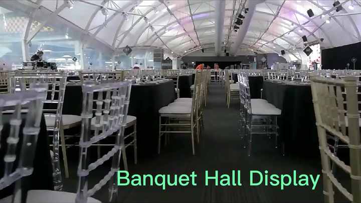 Outdoor Party Banquet Wedding Hotel Resin Plastic Tiffany Silver