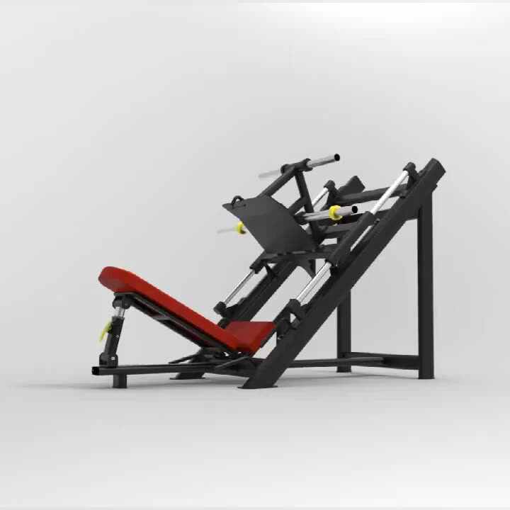 ジム機器商用傾斜スクワットマシンレッグプレスハックスクワットマシン