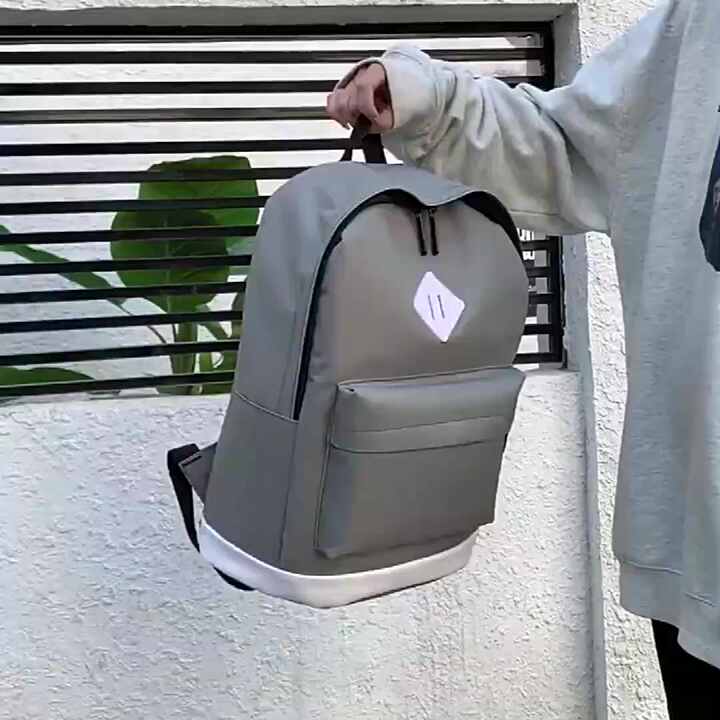 Korean Style Men's University Backpack Anti-Theft Waterproof