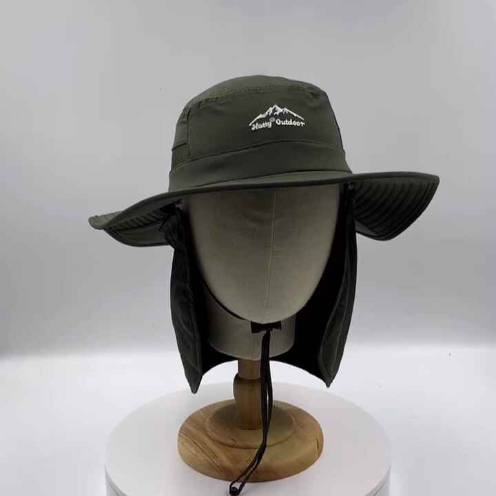 high quality polyester mesh breathable outdoor fisherman hat