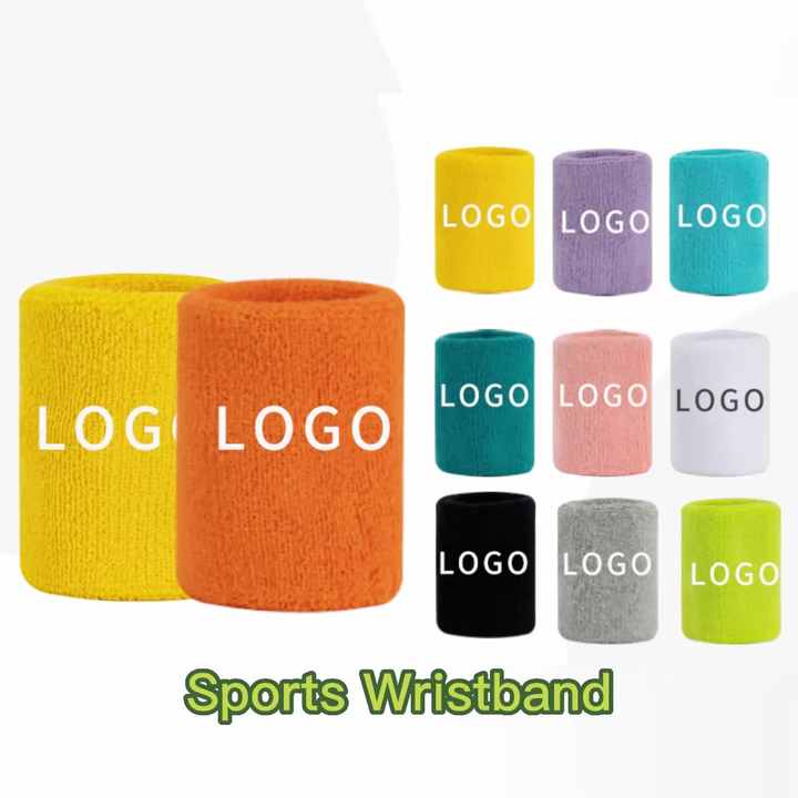 Wholesale Hot Sale Custom Logo Comfortable Tennis Sweatband Breathable