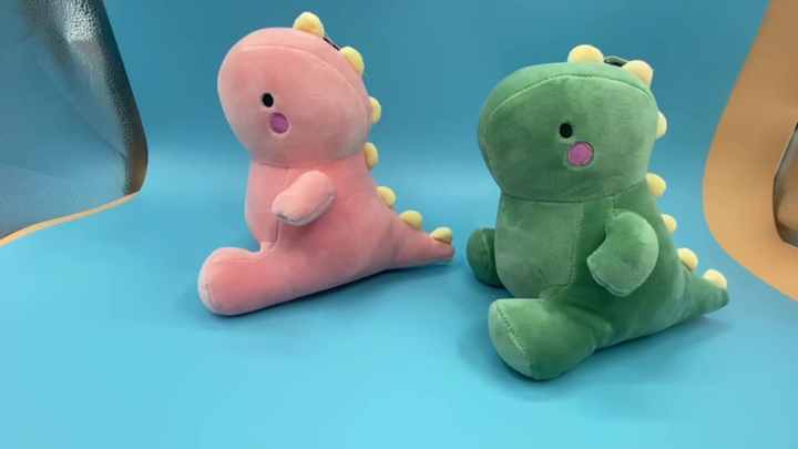 ソフトラブリー22cm恐竜ぬいぐるみブルーピンク動物恐竜ぬいぐるみ