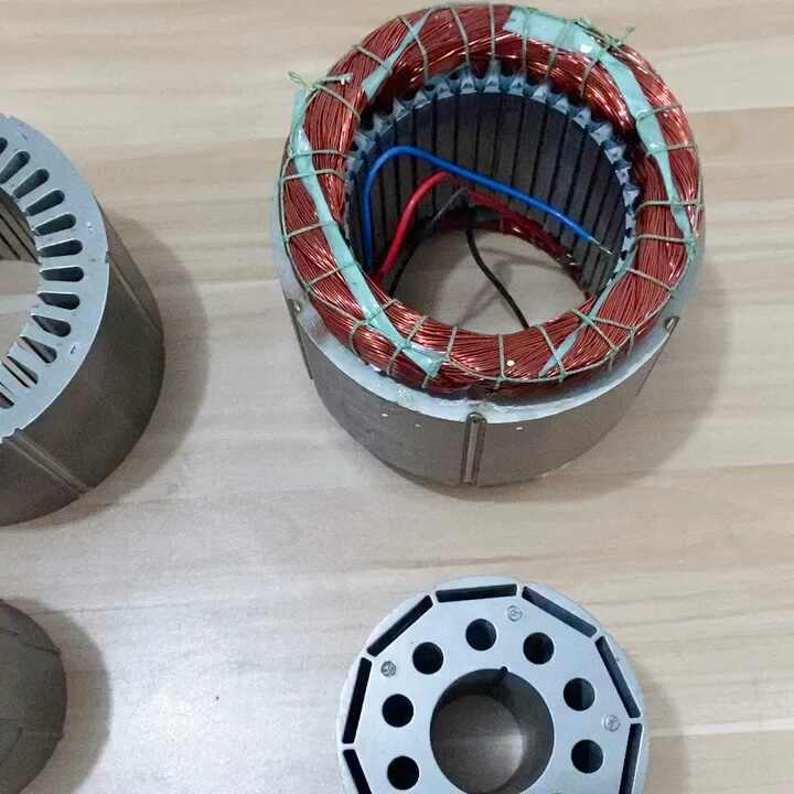 High Efficiency Electric Motor Stand Stator Laminated Core Fan Stator ...