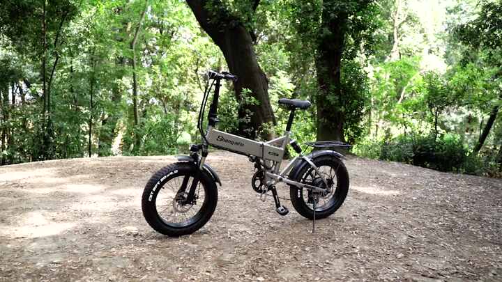 SHENGMILO Mx21 48V 500W Folding Electric Fat Tire Bike for Adults