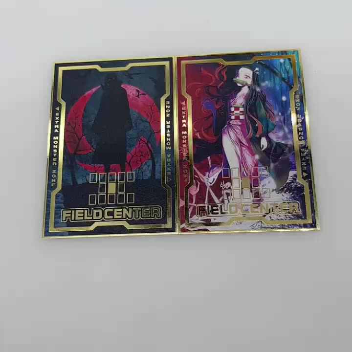 High Quality Custom Gold Limited Metal Field Center Yugioh Two-sided  Printing Artist Trading Card With Serial Number 001-100| Alibaba.com