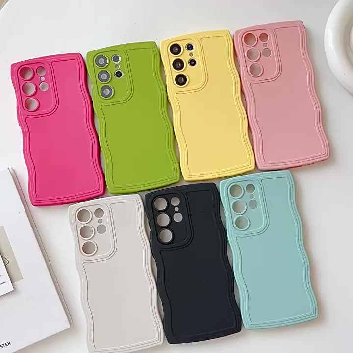 Soft Candy Silicone Case for Samsung Galaxy S22 Ultra S21 Plus Note 20 S20  FE A52 A33 A71 5G Camera Protection Shockproof Cover,Green,for SA A32 4G :  : Electronics