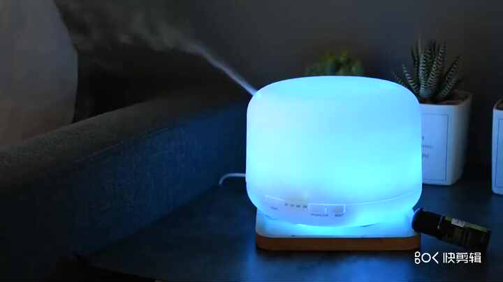 500ML Essential Oil Diffuser With 7 Color LED Lights - Ultrasonic Aromatherapy Humidifier 8 thumbnail image
