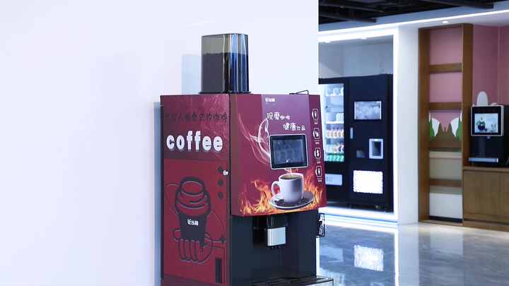 LE307B-1 Tabletop Commercial Intelligent Freshly Ground Coffee Machine  Service Coffee Kiosk with Bean to Cup Freshness