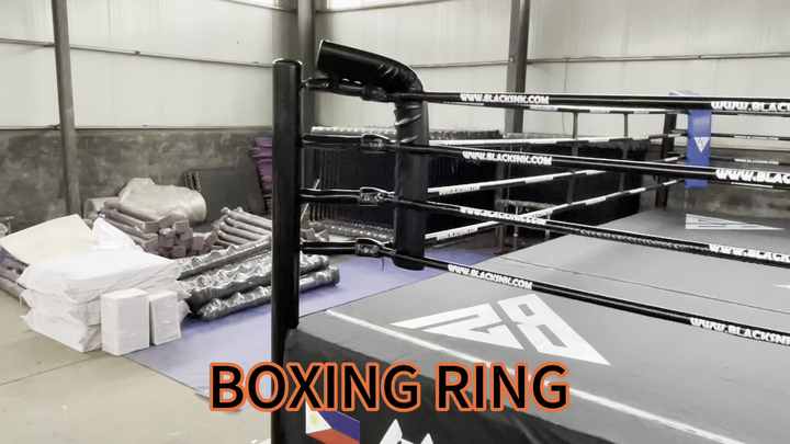 ボクシングリング折りたたみ式ボクシング機器4mX4mトレーニング