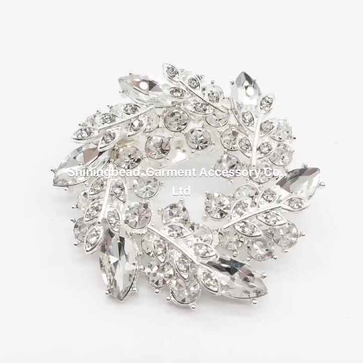 Wholesale Rhinestone Brooches Bridal Wedding Jewelry Brooch for