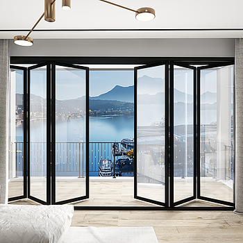 Fabrik Machen Große Öffnung Isoliert Schall Dichte Innen Aluminium Glas